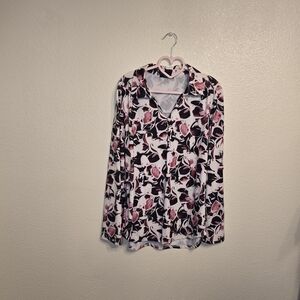 Floral Long Sleeve Blouse